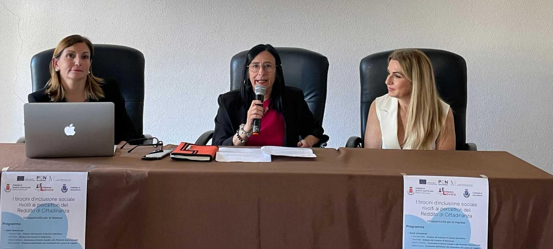 Comune di Quartu Sant'Elena SALA AFFRESCHI GREMITA PER IL CONVEGNO SUI TIROCINI DI INCLUSIONE Comune di Quartu Sant'Elena SALA AFFRESCHI GREMITA PER IL CONVEGNO SUI TIROCINI DI INCLUSIONE