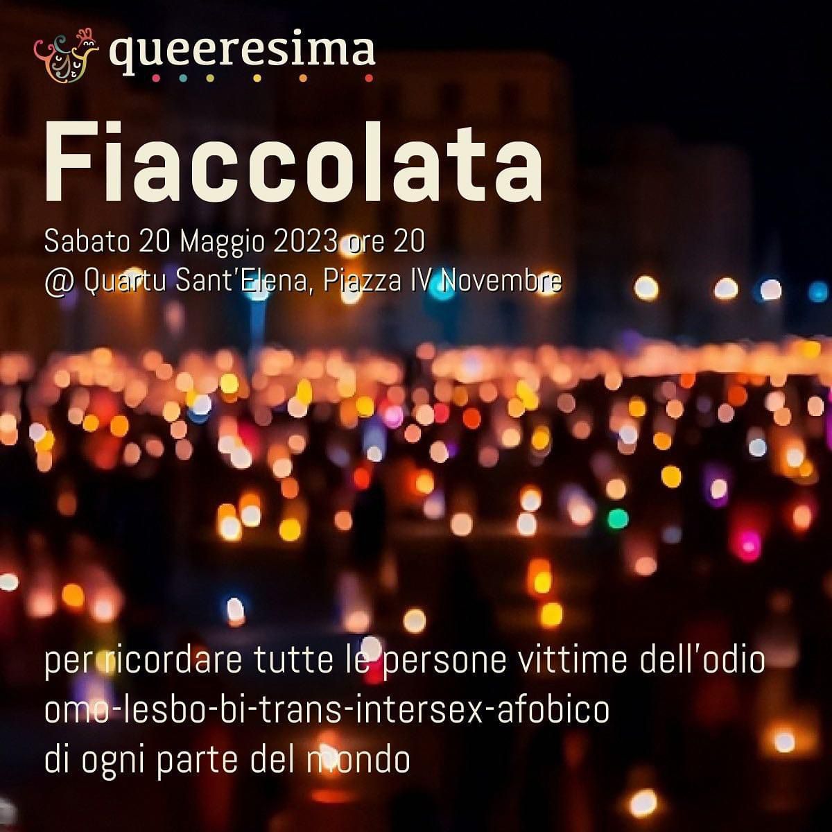 PARTE DA QUARTU IL 20 MAGGIO LA LUNGA MARATONA DI QUEERESIMA 2023