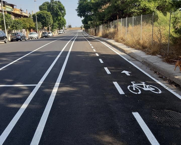 NUOVE CICLABILI IN VIA DELLA MUSICA E IN VIA S'ARRULLONI