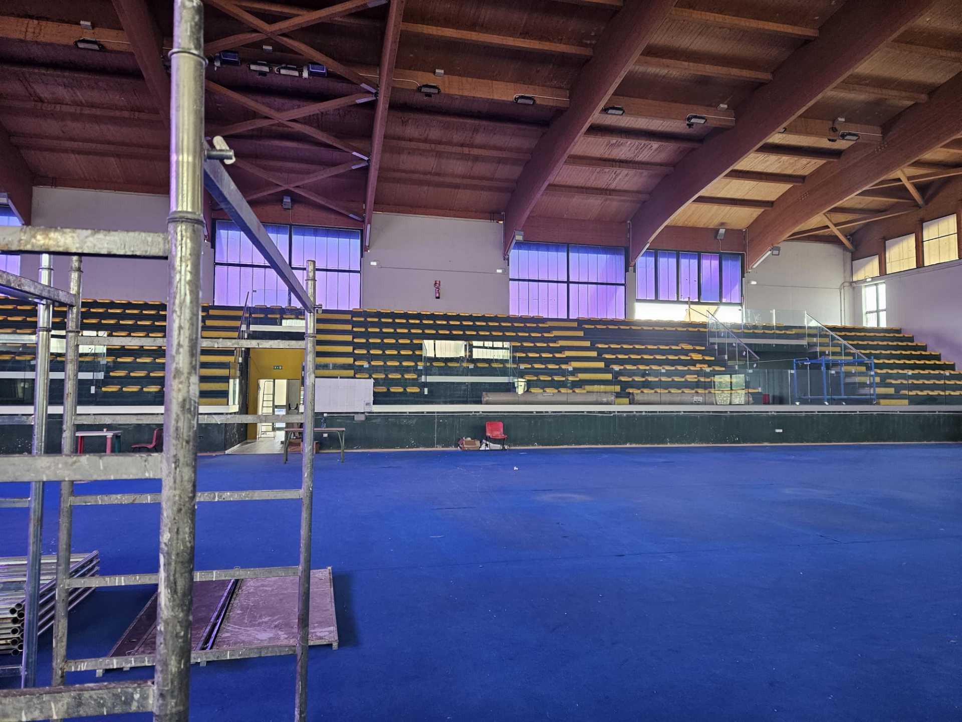 PALAZZETTO SPORT: SI LAVORA SUI CONDIZIONATORI, IN AUTUNNO SI APRE
