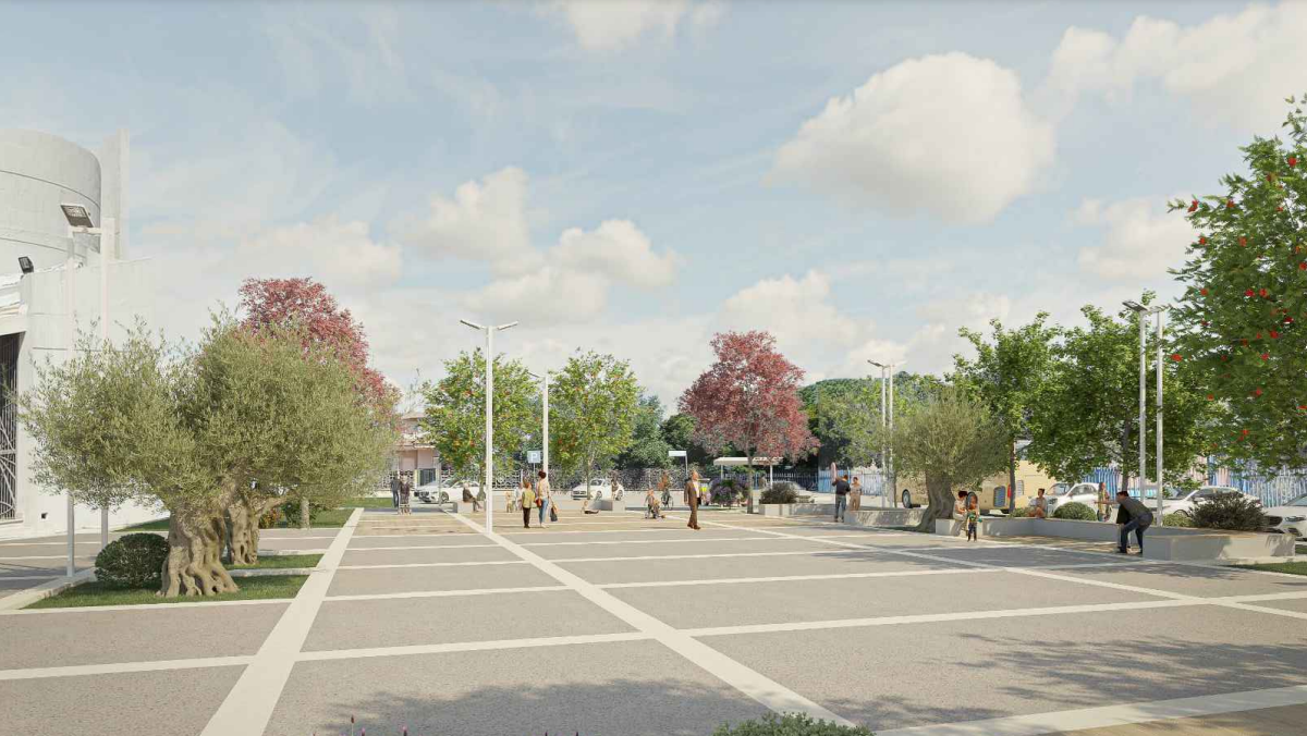 NUOVE PAVIMENTAZIONI E VERDE PUBBLICO: OK AL RESTYLING DEL SAGRATO DI SANTA MARIA DEGLI ANGELI