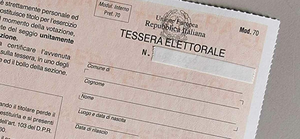 ELEZIONI POLITICHE 2022, ORARI UFFICI DEMOGRAFICI PER RITIRO TESSERE ELETTORALI